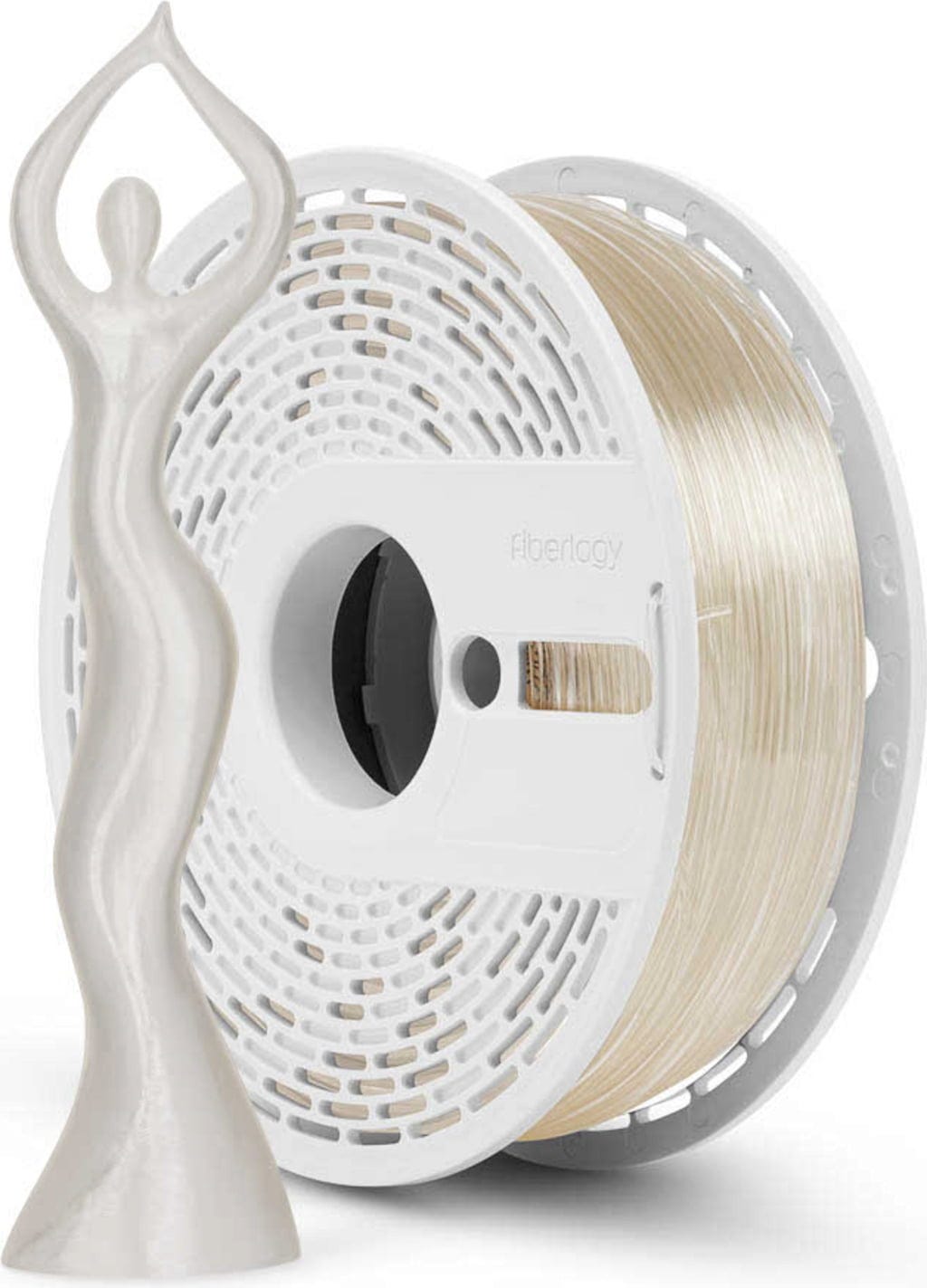 Fiberlogy  HS PLA Clear Pure Transparent, 1,75 mm / 850 g    Turbo Druck & kristallklare Präzision in Transparent