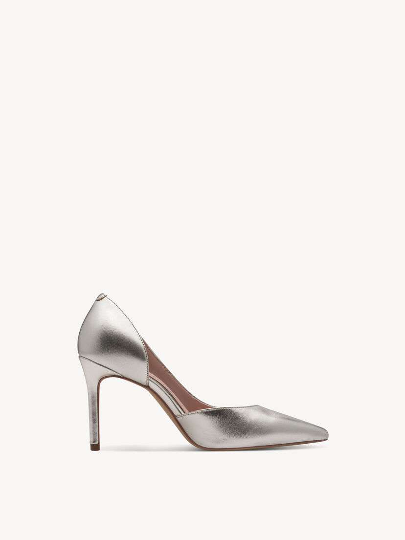 Leren Pumps - metallic