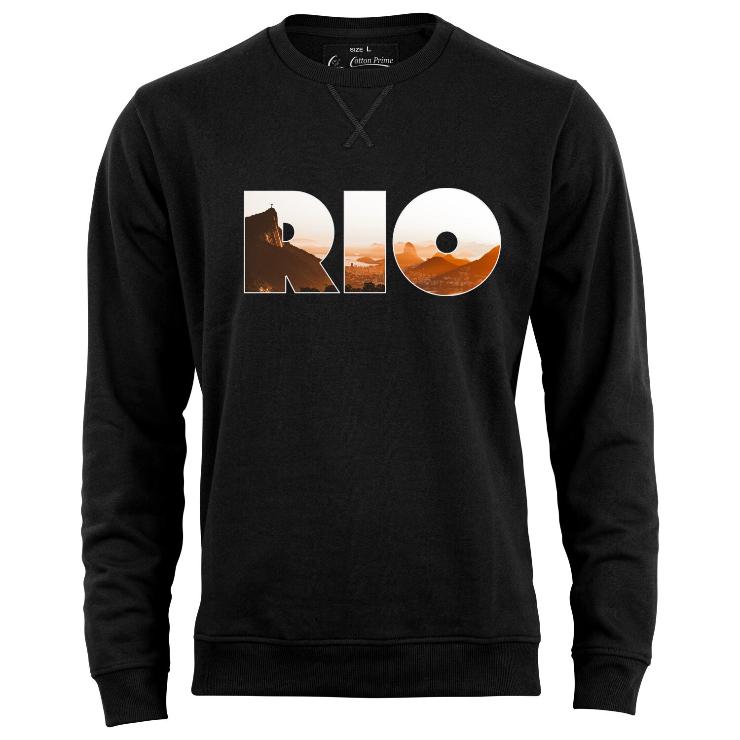 Cotton Prime® Sweatshirt Skyline Rio de Janeiro - Weltenbummler Kollektion