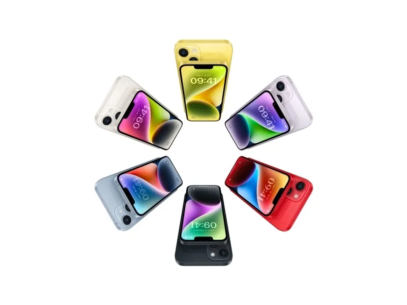 Apple iPhone 14 - 5G smartphone - dual-SIM / Intern hukommelse 128 GB - OLED-skærm - 6.1