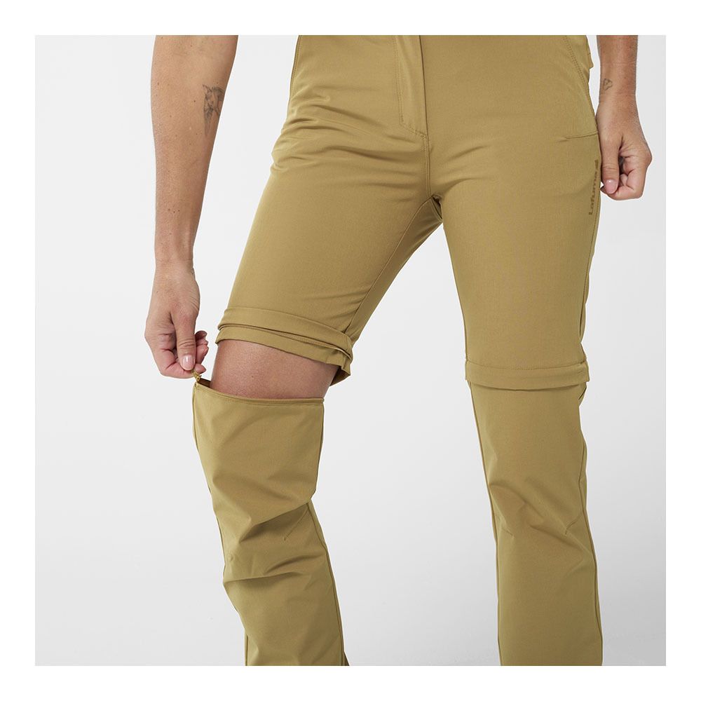 Lafuma ACTIVE ZIP-OFF - Pantalon convertible Femme gold umber