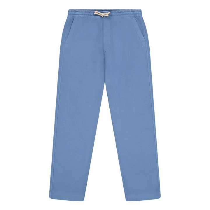 Olow Pantalon Hatha Coton Bio | Bleu
