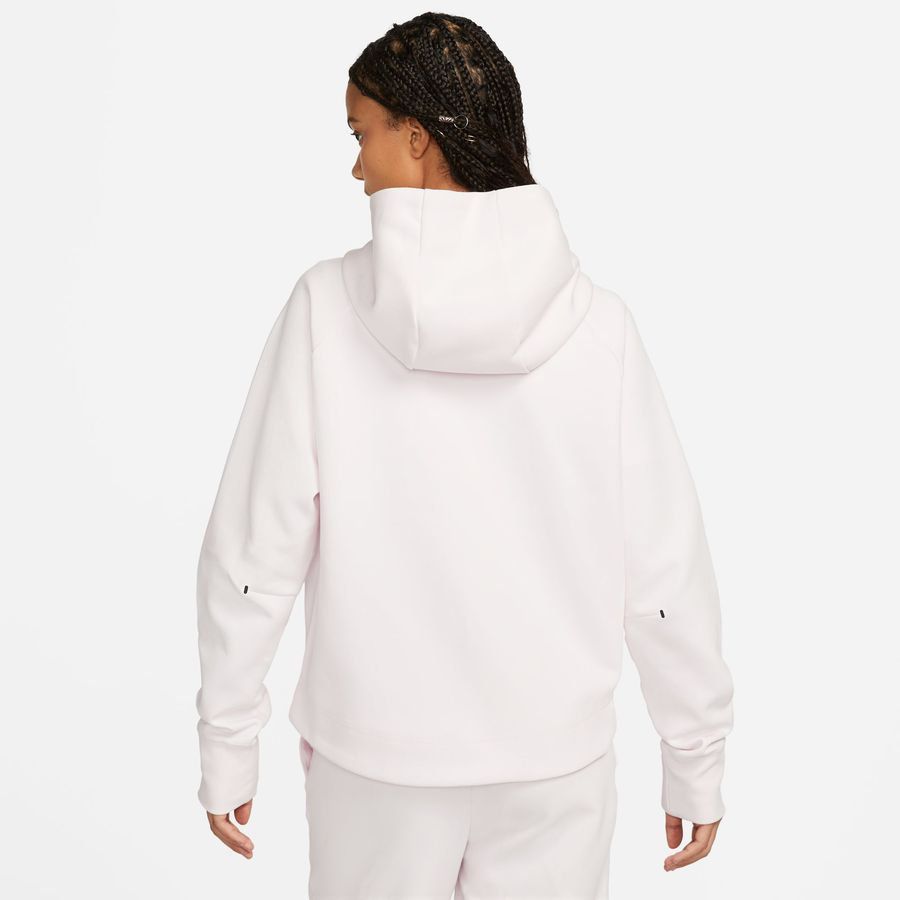 Nike Sweat à Capuche NSW Tech Fleece Coupe-Vent - Rose/Noir Femme