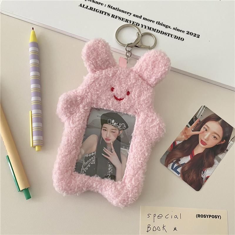 Coolkiss - Dieren Chenille Fotolijst Tashanger Sleutelhanger (Diverse Ontwerpen)