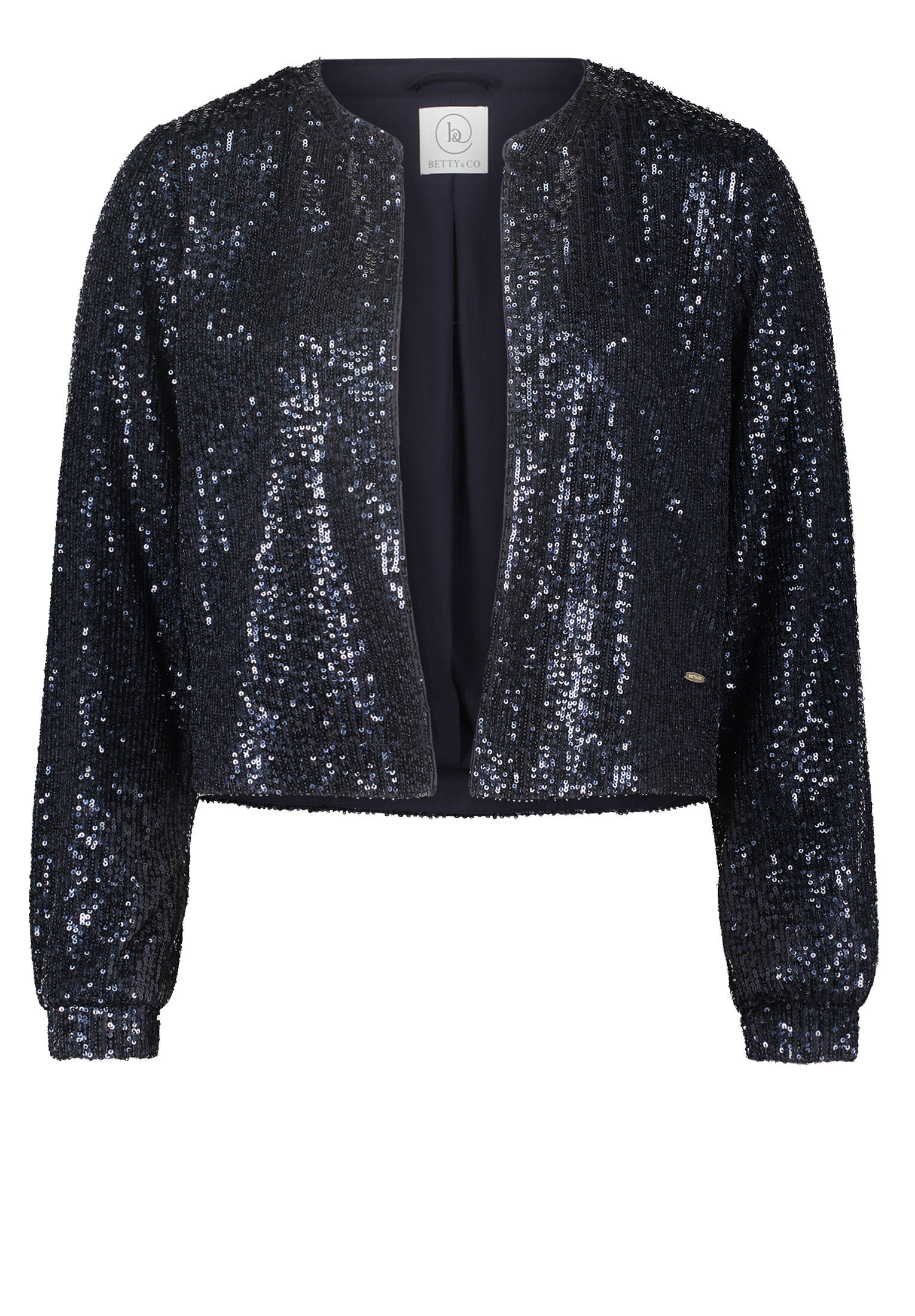 Betty & Co| Damen Blazer-Jacke mit Pailletten