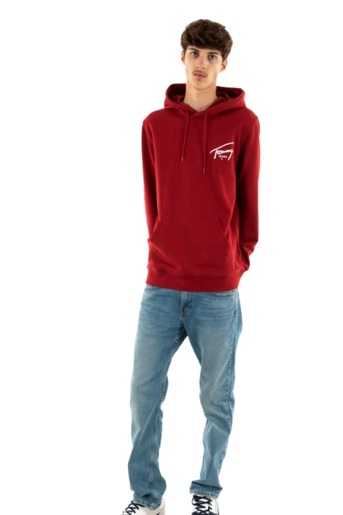 Sweat tommy jeans reg entry graphi xit regatta red