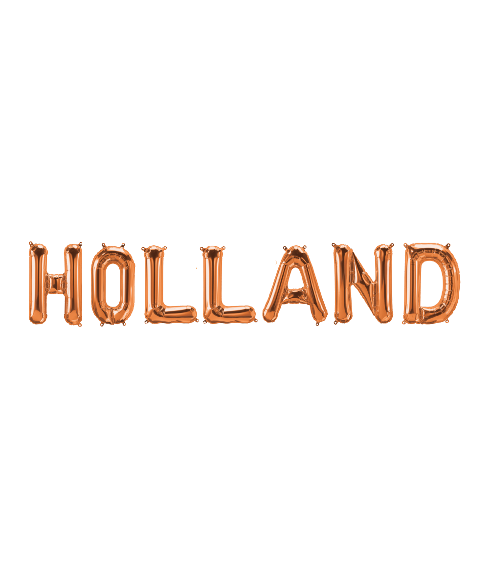 Oranje Ballonnen Set Holland 1,9m