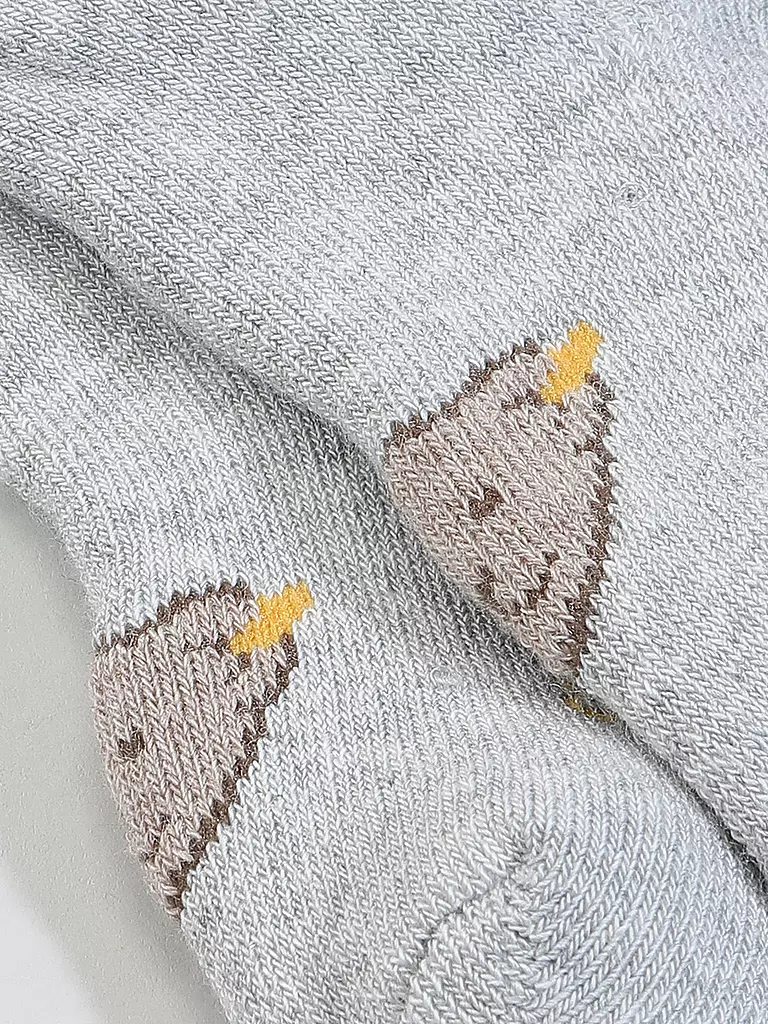 STEIFF Baby Socken soft grey melange hellgrau