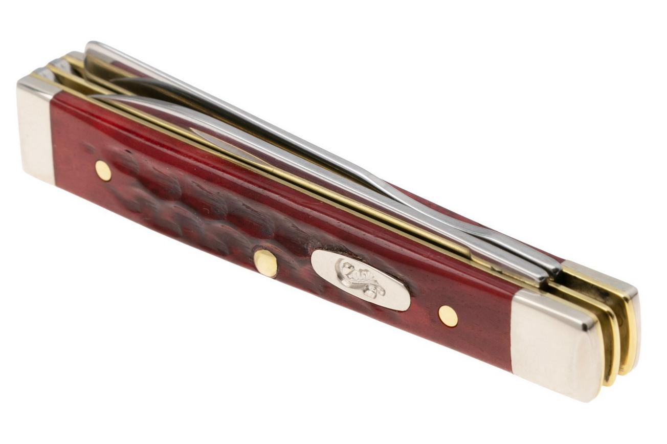 Case Baby Doc Pocket Worn Old Red Bone, Corn Cob Jig, 10308, 6282SP SS zakmes