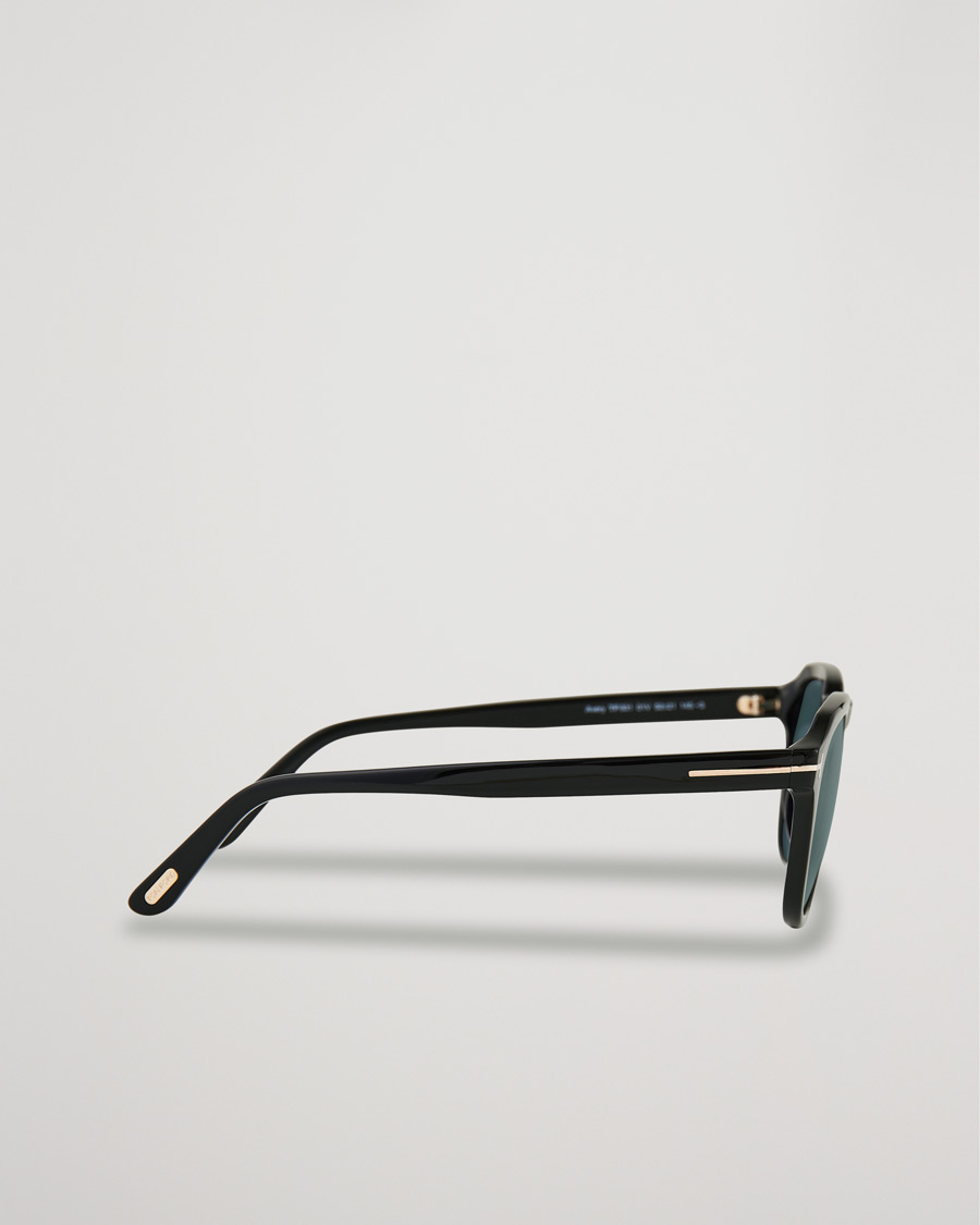 Tom Ford Avery Sunglasses Shiny Black/Blue