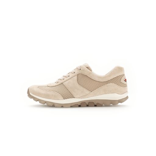 Gabor Mesh Dreamvelour Sneakers, Beige, 40.5