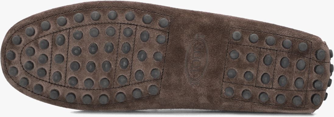 bruine tod's mocassins mocassino gommino 22l