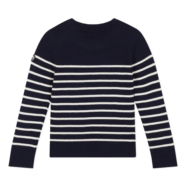 Petit Bateau Pull en Laine | Bleu marine