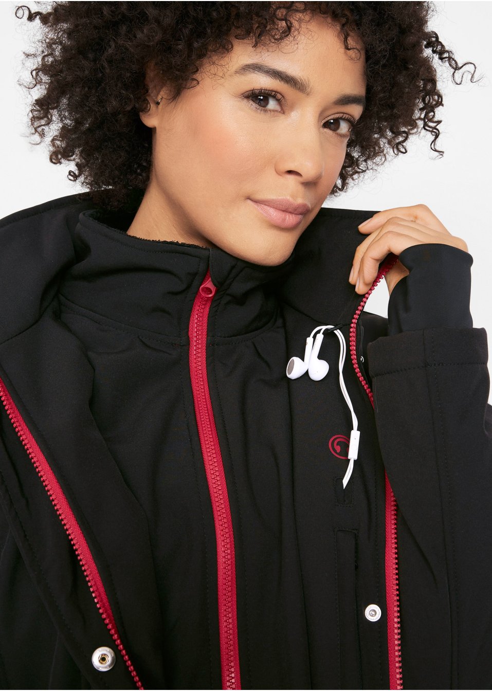Veste softshell extensible et imperméable, style 2 en 1