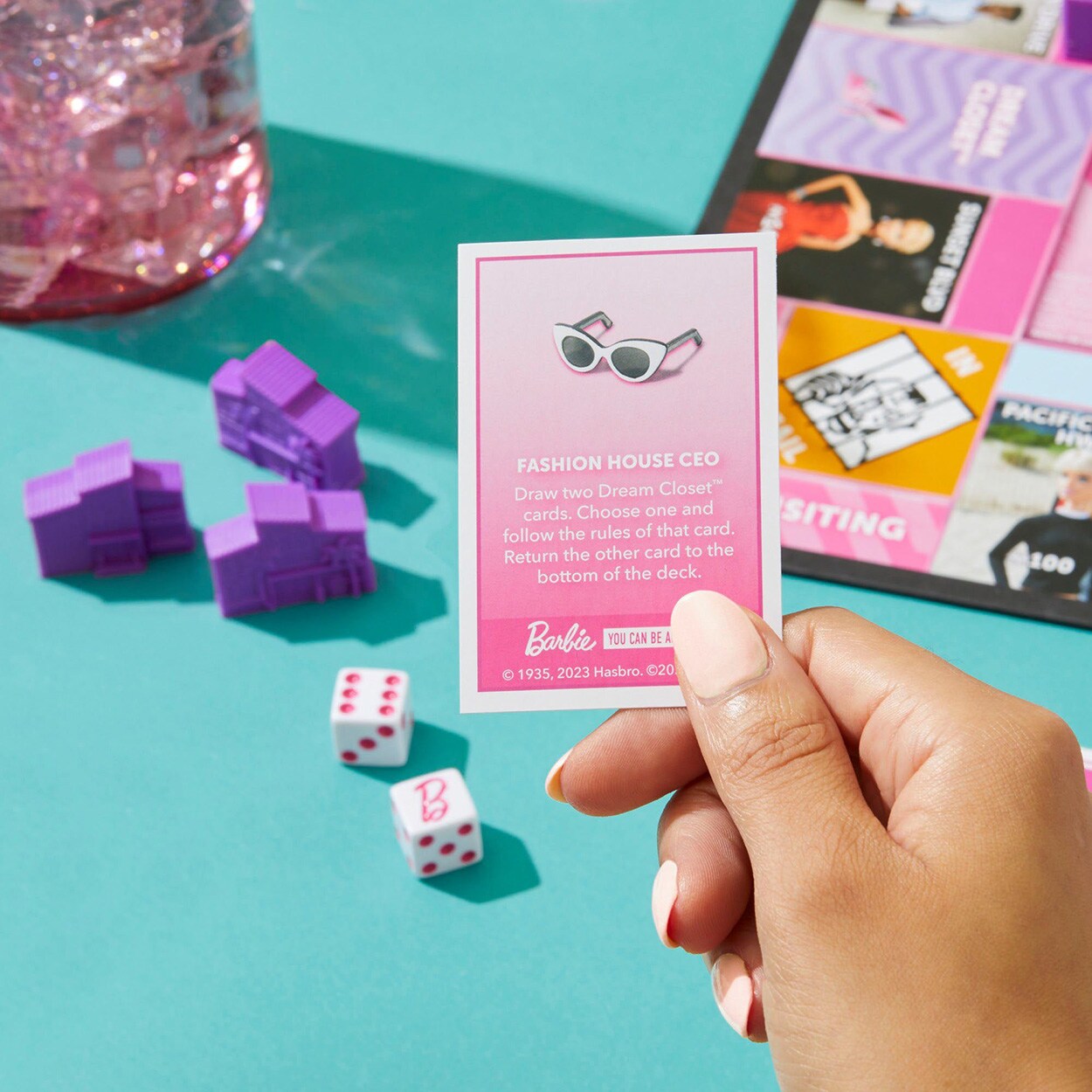 Hasbro Monopoly Barbie Mehrfarbig Spielesammlung