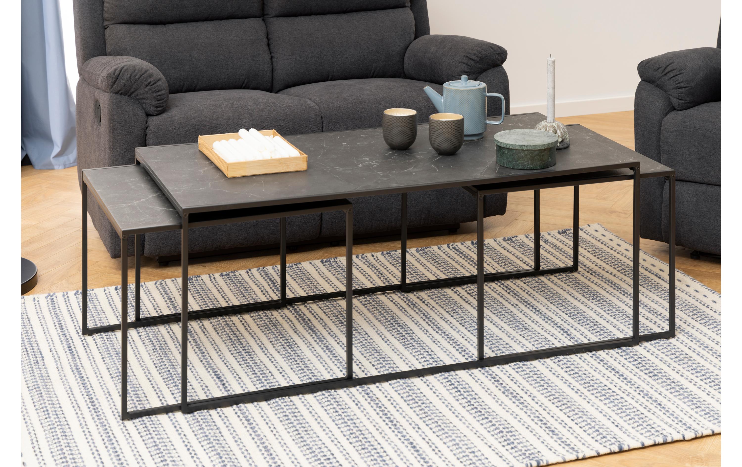 Couchtisch Infinity 120 cm x 48 cm, Schwarz<br>Sofatisch