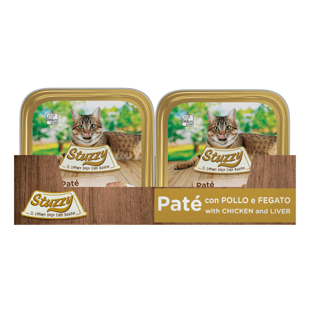 32x Stuzzy Kattenvoer Paté Kip - Lever100 gr