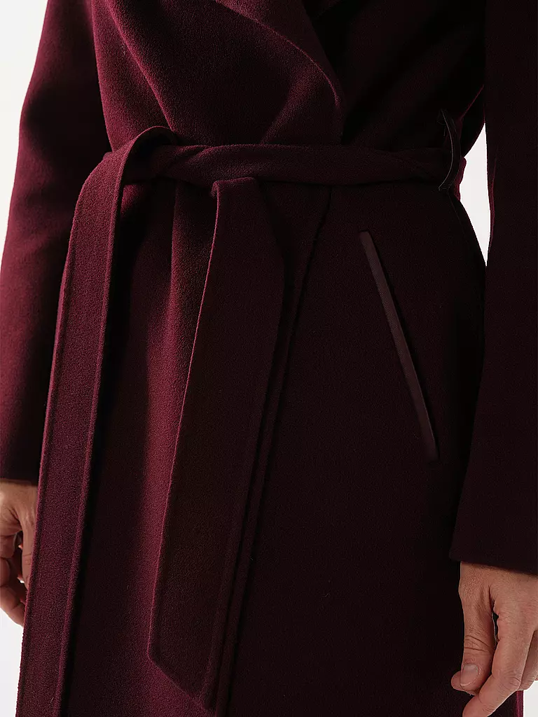 MACKAGE Wollmantel MAI-CN dunkelrot