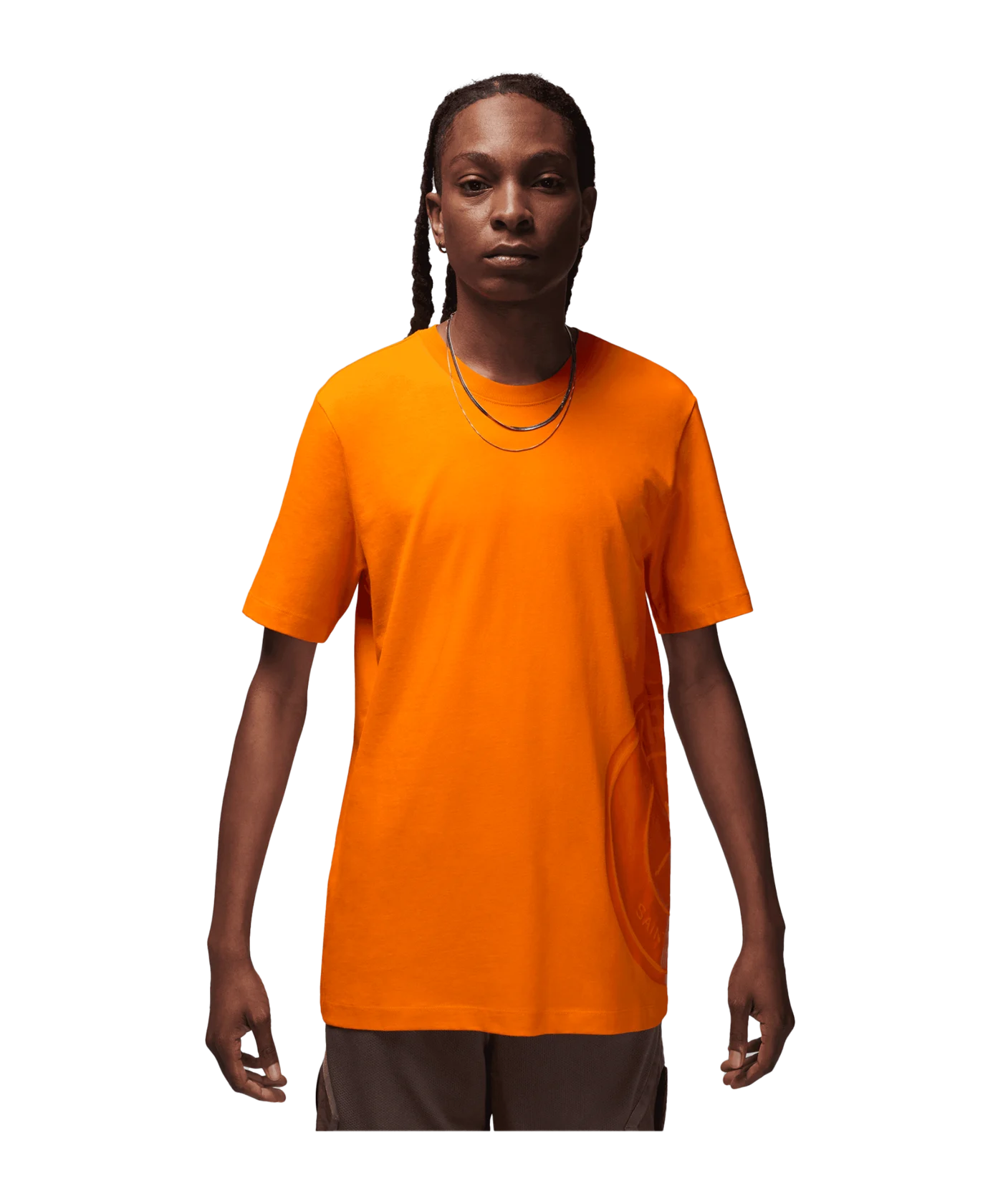 Jordan x PSG Logo T-Shirt Orange F834
