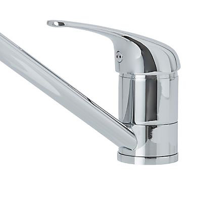 Mitigeur de cuisine Huka en laiton couleur argenté H.15,9 cm