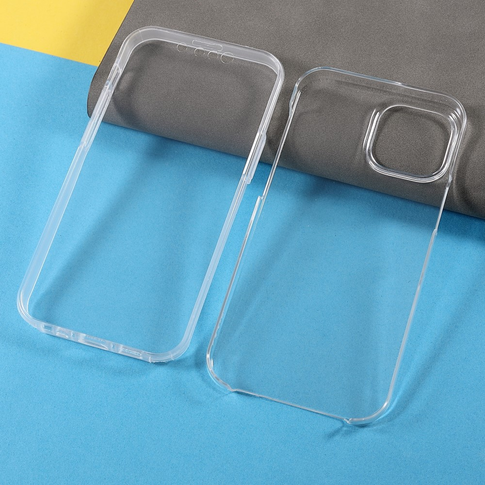 2in1 iPhone 13 Full Protection Schutz Hülle   Displayschutz (Front/Back) - Transparent
