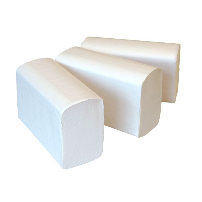 Multifold Papieren Handdoeken Multifold gevouwen 20.6x32cm Hoogwit 2lgs 3000st (6094028)