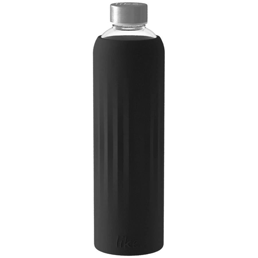 Villeroy & Boch Glas-Trinkflasche To Go & To Stay 1 Liter schwarz