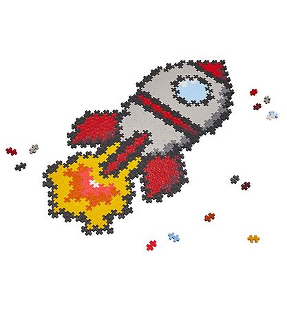 Plus-Plus Puzzle Stadt Zahl - 500 st. - Rakete