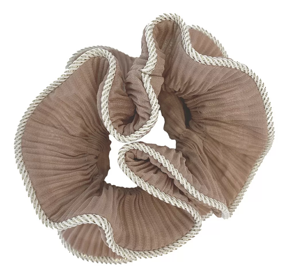 By Stær  Lilje Scrunchie - Taupe