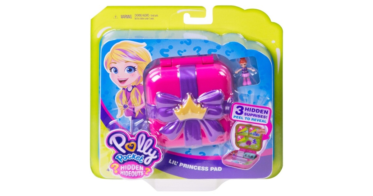 MattelPolly Pocket - Hidden Hideouts - Lil' Princess Pad Pop