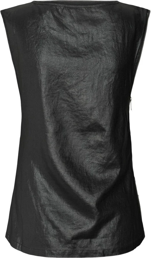 Rabens Saloner Glazed top - Alliyas Black
