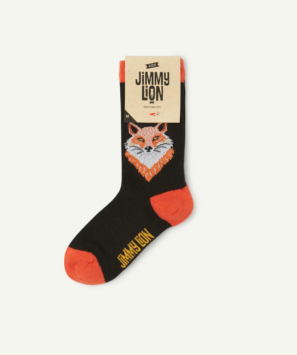 JIMMY LIONPAIRE DE CHAUSSETTES AVEC MOTIF RENARD