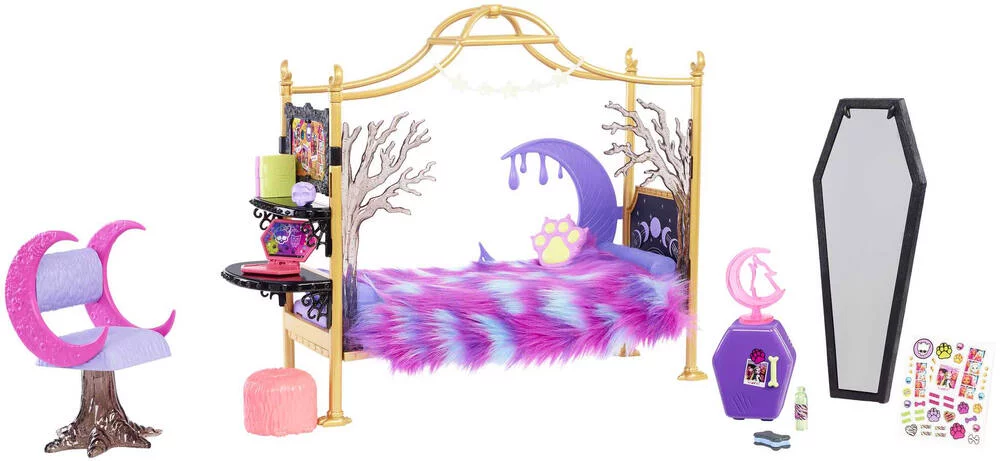 MONSTER HIGH - POUPEE LA CHAMBRE DE CLAWDEEN WOLF