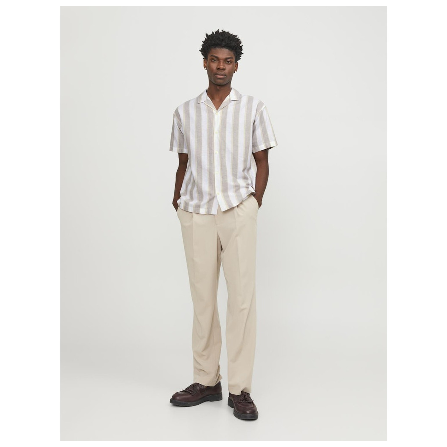 Jack & Jones JPRCCSUMMER STRIPE RESORT SHIR