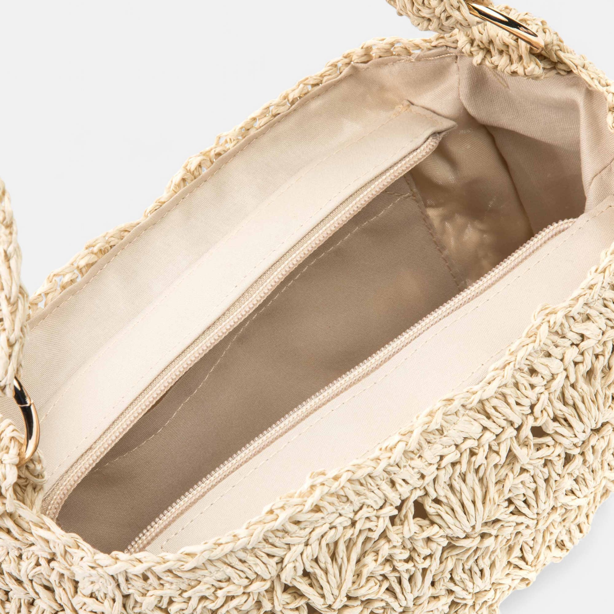 Sac à main beige