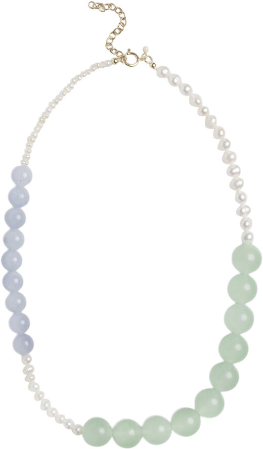 ENAMEL Copenhagen Necklace, Yara Pearls, light blu