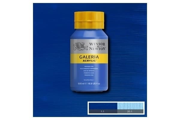 WINSOR Galeria Acrylic 500Ml Process Cyan 535