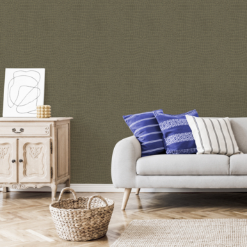Vliesbehang Animal print groen 112039
