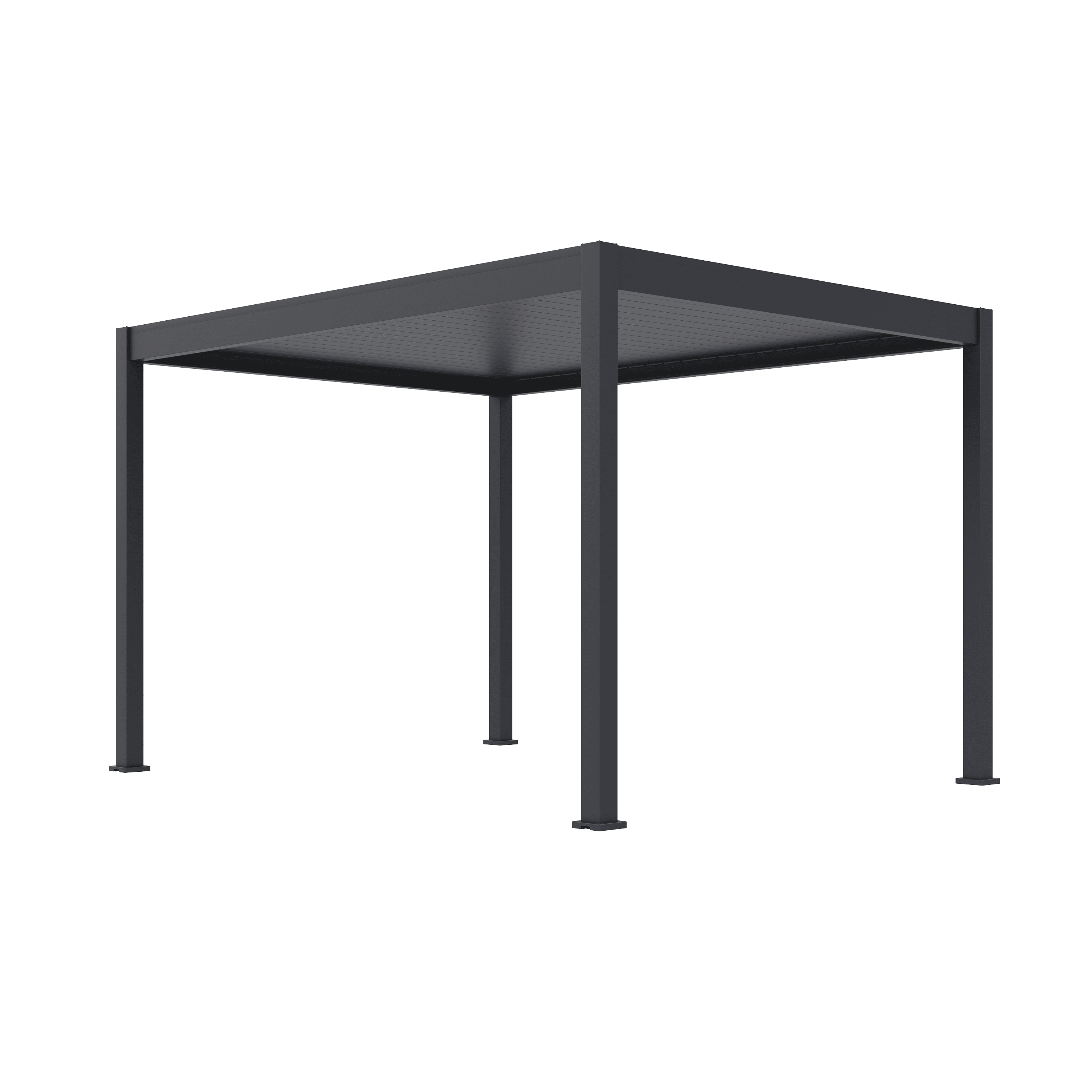 Orion Deluxe 300x400cm elektrisch overkapping met LED - antraciet