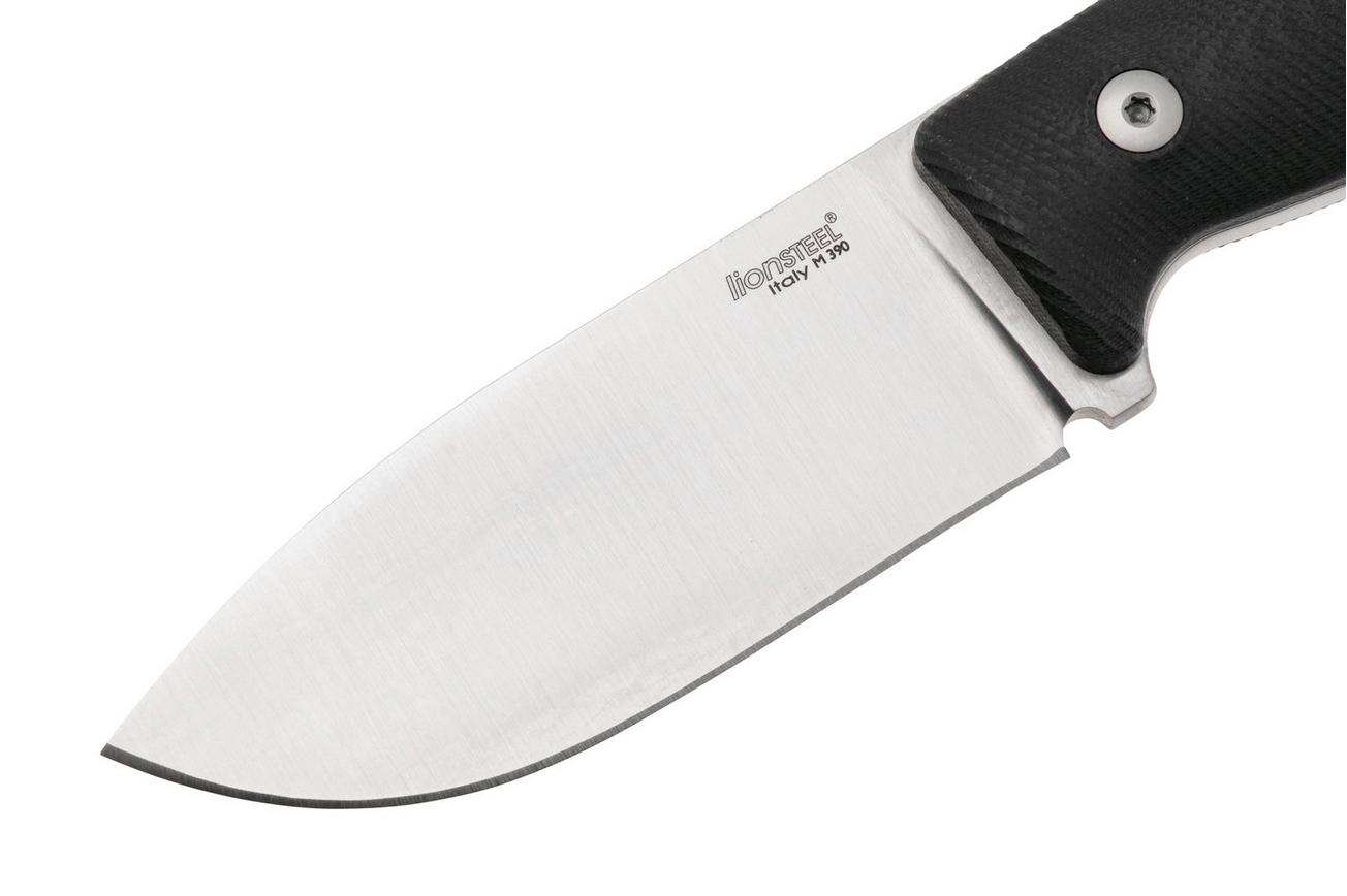 LionSteel M2M GBK Black G10 vaststaand mes