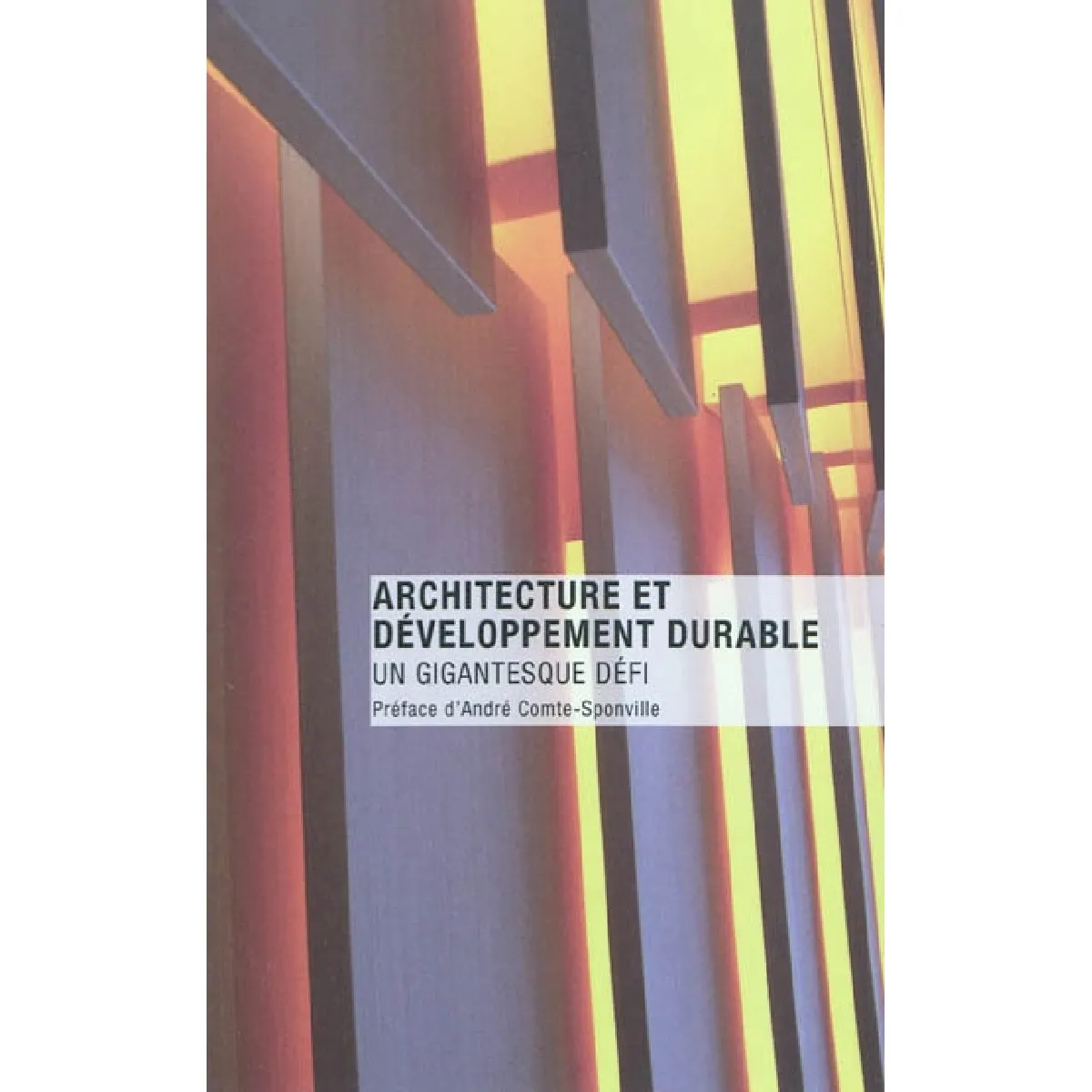 Architecture et développement durable : un gigantesque défi · Occasion