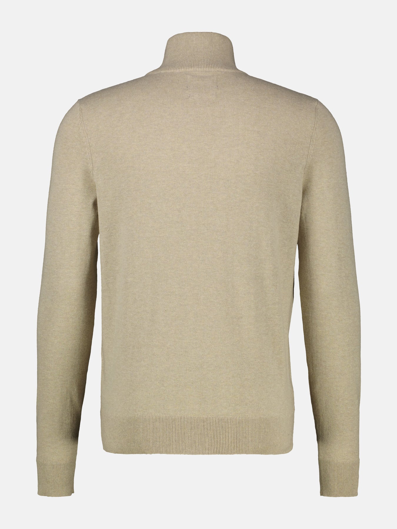 Flachstrickpullover mit Troyerkragen