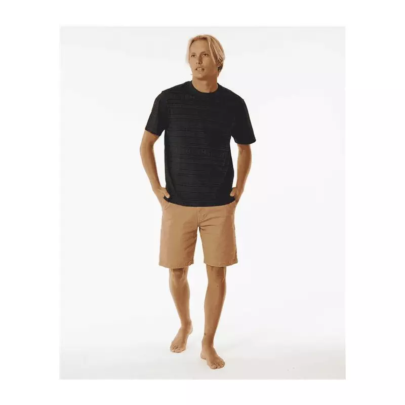 Teeshirt RIPCURL Swc Land Lines Tee Washed Black M