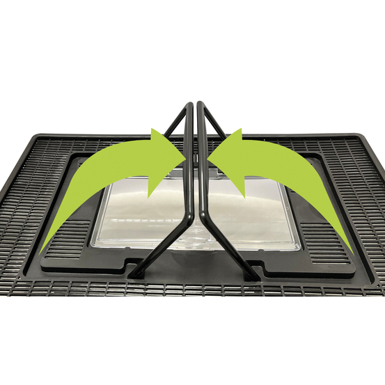 Terrarium pour reptiles et insectes en plastique Repto Box 42x26x16 cm