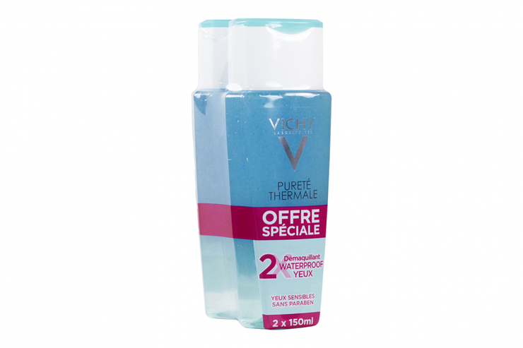 Démaquillant Waterproof Yeux sensibles Pureté thermale 2x150ml