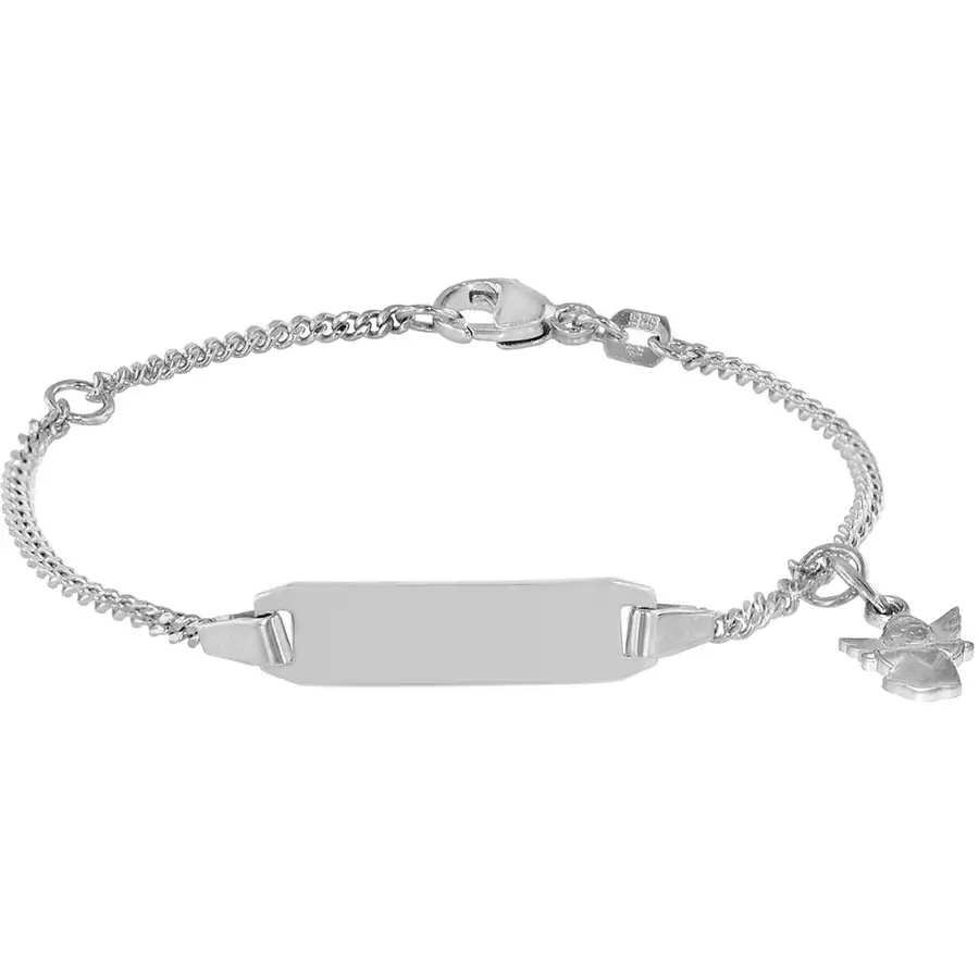 trendor Gravur-Armband für Baby und Kleinkind 925 Silber Länge 1412 cm silver