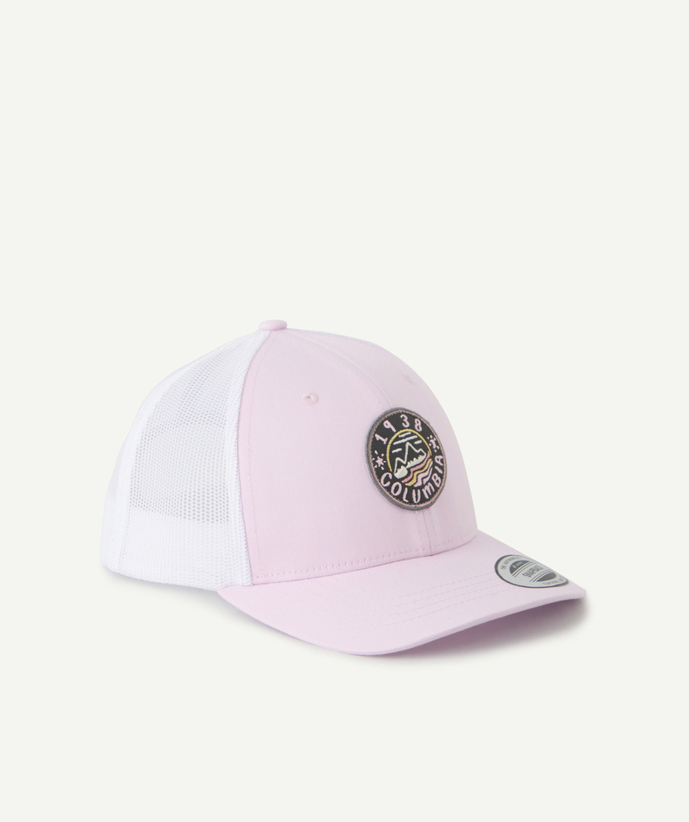 COLUMBIACASQUETTE YOUTH SNAP BACK ROSE ET GRISE