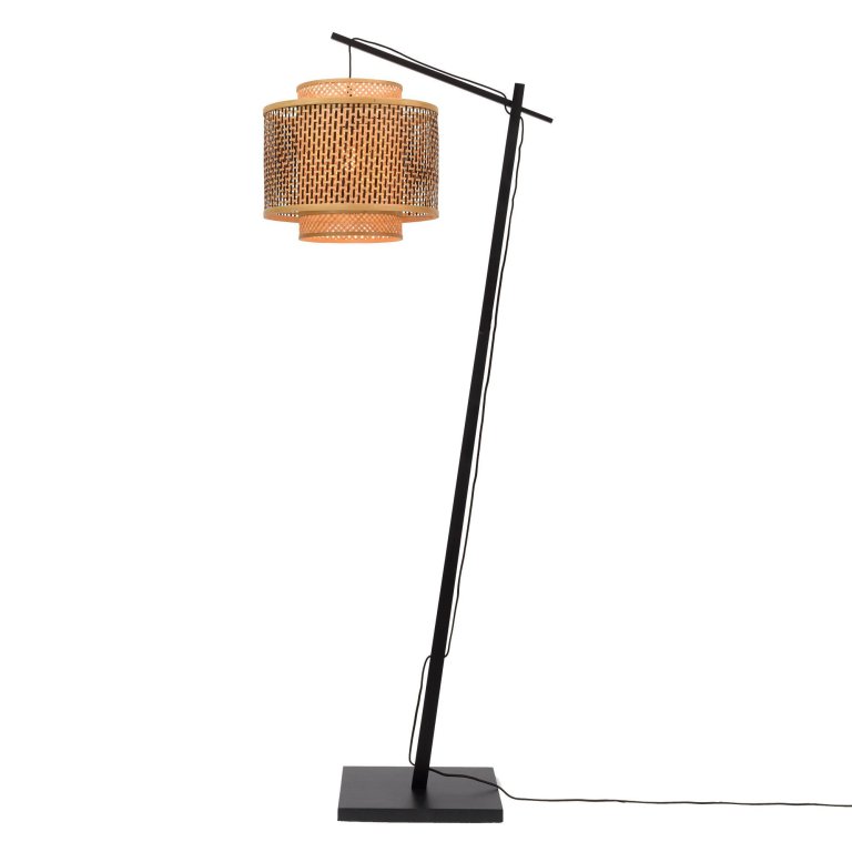 Good&Mojo Bhutan vloerlamp small zwart