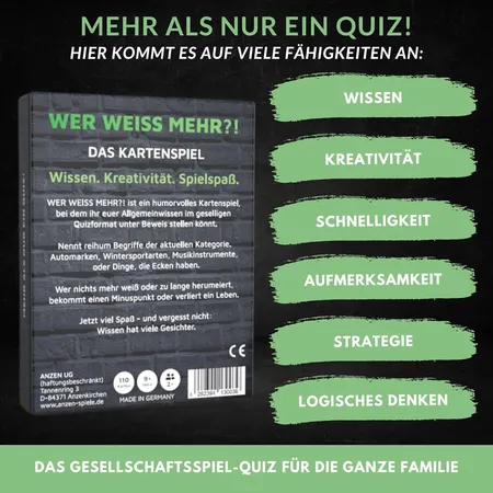WER WEISS MEHR?!