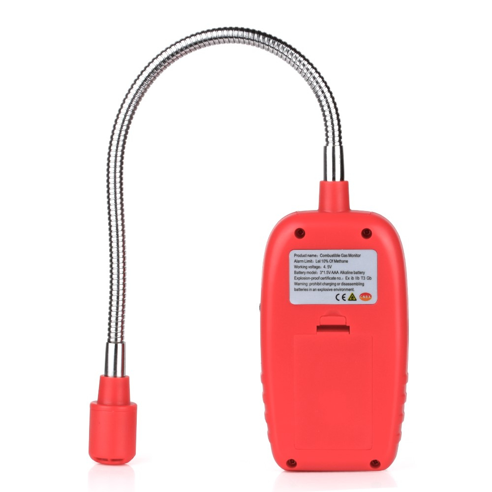 Gasmelder und Gaslecksuchgerät für brennbare und explosive Gase wie Erdgas / Propangas / Butan / LPG (WT8820)